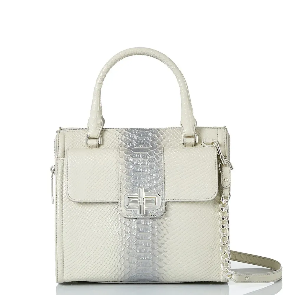clarified Purple Brahmin Small Caroline Women's Satchel Bags 2025 - Satchel Bags